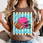MAMA Football Striped DTF Transfer DTF Heat Press Transfer from Sweet Tee Transfers