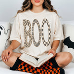 BOO Leopard Camo Checked DTF Transfer DTF Heat Press Transfer from Sweet Tee Transfers