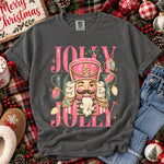 Retro Pink Jolly Nutcracker DTF Transfer DTF Heat Press Transfer from Sweet Tee Transfers