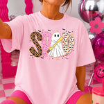 SPED Halloween Ghost Holding Pencil DTF Transfer DTF Heat Press Transfer from Sweet Tee Transfers