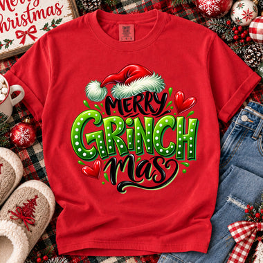 Merry Grinchmas DTF Transfer DTF Heat Press Transfer from Sweet Tee Transfers