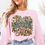 Still Standing by His Grace DTF Transfer DTF Heat Press Transfer from Sweet Tee Transfers