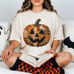 Halloween Pumpkin Patchwork DTF Transfer DTF Heat Press Transfer from Sweet Tee Transfers