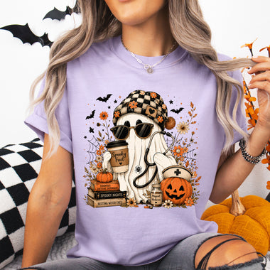 Halloween Ghost Medical DTF Transfer DTF Heat Press Transfer from Sweet Tee Transfers