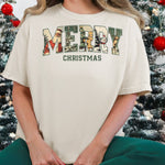 Merry Christmas Varsity Vintage DTF Transfer DTF Heat Press Transfer from Sweet Tee Transfers