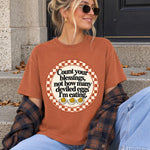 Count Your Blessings, Not How Many Deviled Eggs I'm Eating DTF Transfer DTF Heat Press Transfer from Sweet Tee Transfers