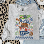 Football Pennants Back DTF Transfer DTF Heat Press Transfer from Sweet Tee Transfers