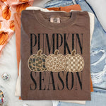 Pumpkin Season Camo Leopard Checkered DTF Transfer DTF Heat Press Transfer from Sweet Tee Transfers