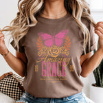Amazing Grace Pink Orange DTF Transfer DTF Heat Press Transfer from Sweet Tee Transfers