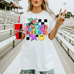 Hornets School Mascot DTF Transfer – Checkered Design DTF Heat Press Transfer from Sweet Tee Transfers