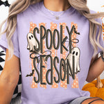 Spooky Season Striped Light DTF Transfer DTF Heat Press Transfer from Sweet Tee Transfers
