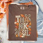 Thankful Checkered Polkadot Fall DTF Transfer DTF Heat Press Transfer from Sweet Tee Transfers