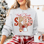 Santa's Favorite SPED Christmas DTF Transfer DTF Heat Press Transfer from Sweet Tee Transfers