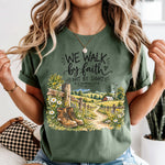 Walk by Faith Not by Sight 2 Corinthians 5:7 DTF Transfer DTF Heat Press Transfer from Sweet Tee Transfers