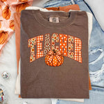 Teacher Fall Pumpkin DTF Transfer DTF Heat Press Transfer from Sweet Tee Transfers