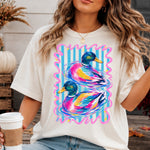 2 Ducks Striped DTF Transfer DTF Heat Press Transfer from Sweet Tee Transfers
