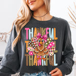 Thankful Turkey DTF Transfer DTF Heat Press Transfer from Sweet Tee Transfers
