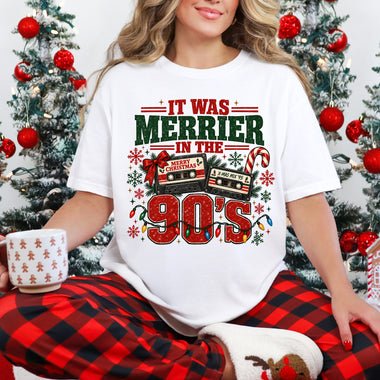 It Was Merrier in the 90s DTF Transfer DTF Heat Press Transfer from Sweet Tee Transfers