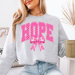 Polka Dot Hope for Breast Cancer DTF Transfer DTF Heat Press Transfer from Sweet Tee Transfers
