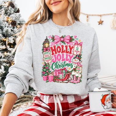 Holly Jolly Christmas DTF Transfer DTF Heat Press Transfer from Sweet Tee Transfers
