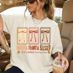 Grateful Thankful Blessed Bows DTF Transfer DTF Heat Press Transfer from Sweet Tee Transfers