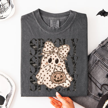 Spooky Ghost DTF Transfer DTF Heat Press Transfer from Sweet Tee Transfers