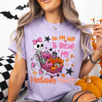On My Way to Spend My Husbands Money Skeleton DTF Transfer DTF Heat Press Transfer from Sweet Tee Transfers
