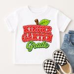 APPLE Kindergarten Grade DTF Transfer DTF Heat Press Transfer from Sweet Tee Transfers