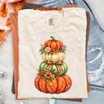 Fall Pumpkin Stacked DTF Transfer DTF Heat Press Transfer from Sweet Tee Transfers