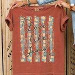 Love Like Jesus Fall DTF Transfer DTF Heat Press Transfer from Sweet Tee Transfers
