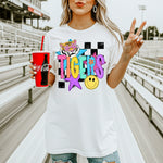 Tigers School Mascot DTF Transfer – Checkered Design DTF Heat Press Transfer from Sweet Tee Transfers