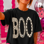 BOO Leopard Camo Checked DTF Transfer DTF Heat Press Transfer from Sweet Tee Transfers