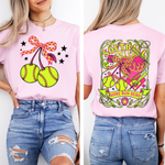 Softball Front and Back DTF Transfer DTF Heat Press Transfer from Sweet Tee Transfers