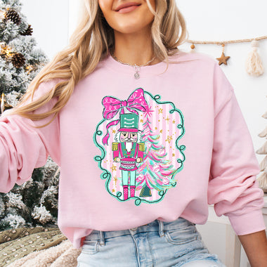 Nutcracker Pink Frame DTF Transfer DTF Heat Press Transfer from Sweet Tee Transfers