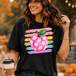Teacher Daisy Apple DTF Transfer DTF Heat Press Transfer from Sweet Tee Transfers