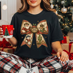 Vintage Christmas Bow DTF Transfer DTF Heat Press Transfer from Sweet Tee Transfers