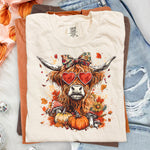 Fall Highland Cow DTF Transfer DTF Heat Press Transfer from Sweet Tee Transfers