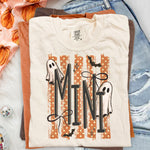 Halloween Ghost Mini Striped DTF Transfer DTF Heat Press Transfer from Sweet Tee Transfers