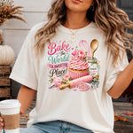 Bake the World a Sweeter Place DTF Transfer DTF Heat Press Transfer from Sweet Tee Transfers