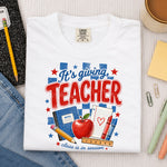 It's Giving Teacher Class Is in Session DTF Transfer DTF Heat Press Transfer from Sweet Tee Transfers