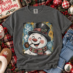 Funny Snowman Face DTF Transfer DTF Heat Press Transfer from Sweet Tee Transfers