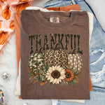 Thankful Pumpkins Flowers DTF Transfer DTF Heat Press Transfer from Sweet Tee Transfers