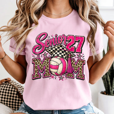 Senior 27 Volleyball Mom DTF Transfer DTF Heat Press Transfer from Sweet Tee Transfers