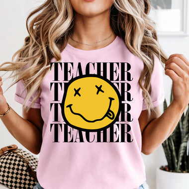 Nirvana Teacher DTF Transfer DTF Heat Press Transfer from Sweet Tee Transfers