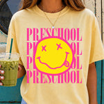 Nirvana Preschool Smiley DTF Transfer DTF Heat Press Transfer from Sweet Tee Transfers
