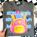 Preppy Fingerpaint Backpack DTF Transfer DTF Heat Press Transfer from Sweet Tee Transfers