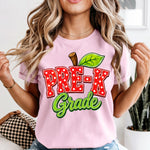 Apple Pre-K Grade DTF Transfer DTF Heat Press Transfer from Sweet Tee Transfers
