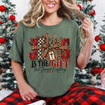 Jesus Is the Gift That Changed Everything DTF Transfer DTF Heat Press Transfer from Sweet Tee Transfers