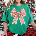 Christmas Cookie Bow DTF Transfer DTF Heat Press Transfer from Sweet Tee Transfers
