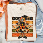 Fall Scarecrow Patchwork Crow DTF Transfer DTF Heat Press Transfer from Sweet Tee Transfers